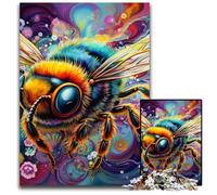 Rompecabezas de 1000 Piezas de Abejas, desafiante Actividad Familiar, desafío Mental, Adolescentes, 50x75cm/19,68x29,52 Pulgadas