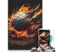 Rompecabezas de 1000 Piezas de Acuarela para Voleibol, Juguete Educativo para niños de 14 años o más, 38x26cm