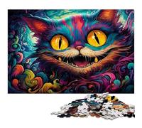 Rompecabezas de 1000 Piezas de Alicia en el país de Las Maravillas,Rompecabezas de Madera para Adultos,Regalo Ideal para Adolescentes,Parejas y Amigos para cumpleaños,Navidad,50 x 75 cm.