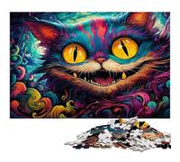 Rompecabezas de 1000 Piezas de Alicia en el país de Las Maravillas. Rompecabezas para Adultos. Actividad en casa para Fiestas,cumpleaños y Noches de Juegos en Familia. 26 x 38 cm