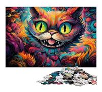 Rompecabezas de 1000 Piezas de Alicia en el país de Las Maravillas. Rompecabezas para Adultos. Actividad en casa para Fiestas,cumpleaños y Noches de Juegos en Familia. 26 x 38 cm
