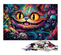 Rompecabezas de 1000 Piezas de Alicia en el país de Las Maravillas. Rompecabezas para Adultos Padres,Parejas y Amigos. Edad Recomendada: 14+. 26 x 38 cm / 10,23 x 14,96 Pulgadas.