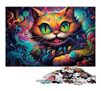 Rompecabezas de 1000 Piezas de Alicia en el país de Las Maravillas. Rompecabezas para Adultos Padres,Parejas y Amigos. Edad Recomendada: 14+. 50 x 75 cm / 19,68 x 29,52 Pulgadas.