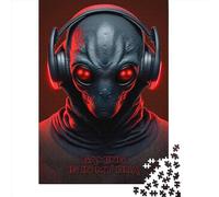 Rompecabezas de 1000 Piezas de Alien Gaming Zone para Adultos. Rompecabezas de Papel Educativo para Toda la Familia. 38 x 26 cm / 1000 Piezas