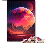 Rompecabezas de 1000 Piezas de Alien Planet, desafiante Rompecabezas de 50x75cm, Juego Familiar Interactivo, Regalo Ideal para Vacaciones, Juego de Actividades Familiares.
