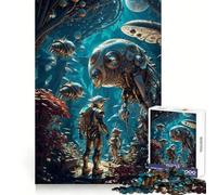 Rompecabezas de 1000 Piezas de Alien Vista de 2001 Una odisea del Espacio para Adultos Juguete para la Mente Divertido y Tranquilo Piezas de colección de Arte con Corte preciso (38x52cm)