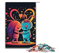 Rompecabezas de 1000 Piezas de Amor Extraterrestre para Adultos de Madera para Juegos Familiares 75 x 50 cm