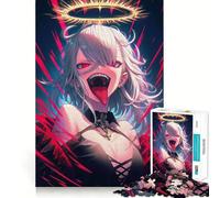 Rompecabezas de 1000 Piezas de Angel Anime Girl para Adolescentes Estimula la Mente Divertido Cierre Seguro Sin Piezas Sueltas Una Forma entretenida de Pasar el Tiempo Libre (38x52cm)