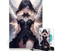Rompecabezas de 1000 Piezas de Angel Anime Girl para Adultos,Juego de Memoria,Ajuste, Compacto,Ideal para divertirse en Familia (50x75cm)