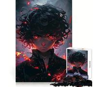 Rompecabezas de 1000 Piezas de Angry Anime Boy para Adolescentes Desarrolla la Capacidad analítica, es Relajante, Ideal para el Tiempo Libre armar (50x75cm)