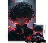 Rompecabezas de 1000 Piezas de Angry Anime Boy para Adolescentes Mejora la Memoria, Tiempo de Ocio Divertido, Corte de Calidad, Regalo Elegante de Navidad (38x26cm)