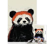 Rompecabezas de 1000 Piezas de Animales en Peligro de extinción El Curioso Oso Panda Decoración del hogar Juguetes Regalos para Amigos Secretos Juegos educativos Interacción Entre Padres e Hijos