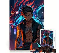 Rompecabezas de 1000 Piezas de Anime Cyberpunk Cyborg Boy para Adultos Entrenamiento de concentración Diversión sin estrés Encaja a la perfección Regalo Creativo (50x75cm)