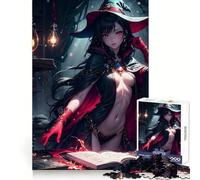 Rompecabezas de 1000 Piezas de Anime de Halloween de Magos para Adolescentes Entrenamiento Inteligente Pasatiempo Acogedor Corte Impecable Sorpresa de cumpleaños (38x52cm)