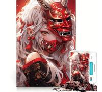 Rompecabezas de 1000 Piezas de Anime Demon Assassin Girl Juego para ejercitar la Mente Artesanía de Corte experta Un pasatiempo Fascinante para los Momentos de Ocio (38x26cm)