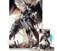 Rompecabezas de 1000 Piezas de Anime Dragon Girl para Adultos Diversión para Entrenar la Mente Piezas sin Rebabas y de Corte Limpio Actividad para Compartir en Familia (50x75cm)