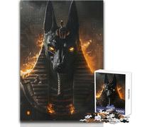 Rompecabezas de 1000 Piezas de Anubis Despierta en Egipto para Adultos Juego de Habilidad Educativo Interactivo Una Gran Idea de Regalo significativa Tamaño 38x26cm