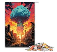 Rompecabezas de 1000 Piezas de apocalipsis psicodélico Colorido distópico Rompecabezas de Madera Juegos educativos decoración del hogar 1000 Piezas (75 x 50 cm)