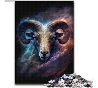 Rompecabezas de 1000 Piezas de Aries Cósmico de Madera, Actividad Divertida para el hogar, 50x75cm, decoración DIY, desafía el Cerebro