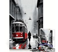 Rompecabezas de 1000 Piezas de Arte Callejero de Estambul para Adolescentes Juguete de lógica sólida, Divertido y Relajante Corte de precisión Artículo de Santa Claus 38x26cm