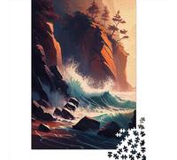 Rompecabezas de 1000 Piezas de Arte de paisajes Naturales Salvajes para Adultos, Juguetes educativos de Aprendizaje, 1000 Piezas (38 x 26 cm)