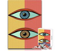Rompecabezas de 1000 Piezas de Arte Pop de Two Eyes Juego Divertido de Aprendizaje Consciente Celebraciones alegres Tamaño 38x52cm
