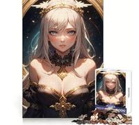 Rompecabezas de 1000 Piezas de Artemisa, Chica Anime, para Adultos, lógica, Pensamiento Suave, distracción, Cierre sin Costuras, Regalo Festivo (50x75cm)