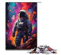 Rompecabezas de 1000 Piezas de Astronauta Aventurero para Adultos y niños Rompecabezas de Madera Juguete Educativo antiestrés 1000 Piezas (38 x 26 cm)
