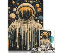 Rompecabezas de 1000 Piezas de Astronauta de fantasía para Adultos y Adolescentes Entrena tu Cerebro y Tus Manos Regalos para Amigos y Familiares 50x75cm