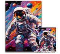 Rompecabezas de 1000 Piezas de Astronauta para Adultos, Rompecabezas difíciles, decoración del hogar, 50x75cm/19,68x29,52 Pulgadas.