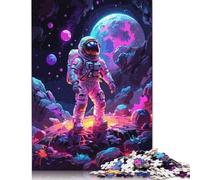 Rompecabezas de 1000 Piezas de Astronauta para Explorar el Planeta, Rompecabezas para Adultos, Juego Educativo, Juguetes educativos, Regalos, Rompecabezas de 1000 Piezas (75 x 50 cm)