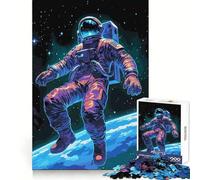 Rompecabezas de 1000 Piezas de astronautas en el Universo para Adolescentes Ideal para Entrenar la concentración, Relajarse y Encontrar el Equilibrio Perfecto Un Regalo estupendo (38x26cm)