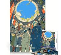 Rompecabezas de 1000 Piezas de astronautas en la estación Espacial para adultosEjercicio de lógicaTiempo libreBordes limpiosRegalo significativo (38x52cm)