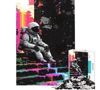 Rompecabezas de 1000 Piezas de astronautas Salvajes Difícil de completar Juego Educativo Apto para Mayores de 14 años (38x26cm)