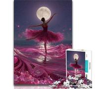 Rompecabezas de 1000 Piezas de Bailarina de Ballet, un desafío difícil y antiestrés Cada Pieza es única Juego Familiar desafiante y Divertido 38x26cm