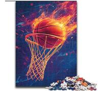 Rompecabezas de 1000 Piezas de Baloncesto para Adultos 1000 Piezas de interacción Familiar y desafío Mental Desafío Familiar (tamaño 26x38cm)