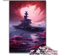Rompecabezas de 1000 Piezas de Barcos de Colores de Madera, Padres, Parejas y Amigos Edad Recomendada: 14+ 50x75cm Una Divertida Actividad para una Noche de Juegos en Familia