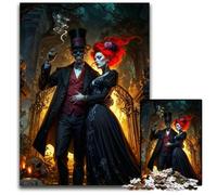 Rompecabezas de 1000 Piezas de Baron Samedi para Adultos Rompecabezas de Papel Educativo para el Cerebro decoración artística para el hogar y la Oficina 1000 Piezas (38x26cm)
