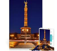 Rompecabezas de 1000 Piezas de Berlín,Juego cognitivo,Regalo,Momento Acogedor,Escena navideña,Arte (38x26cm)