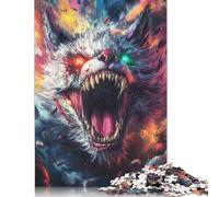 Rompecabezas de 1000 Piezas de Bestias feroces para niños y niñas, Rompecabezas de dificultad Alta, Rompecabezas para Relajarse, 1000 Piezas (75 x 50 cm)