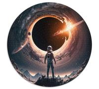 Rompecabezas de 1000 Piezas de Black Hole para Adultos. Rompecabezas Redondo de 1000 Piezas. Regalo Ideal para Adolescentes, Parejas y Amigos para cumpleaños y Navidad (tamaño 67,5 x 67,5 cm).