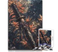 Rompecabezas de 1000 Piezas de Blade of The Golden Autumn para Adolescentes, Aprendizaje Consciente, Juego Divertido, Celebraciones alegres, tamaño 38x26cm