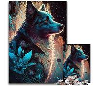 Rompecabezas de 1000 Piezas de Border Collie Imaginario,Rompecabezas imposibles para Adultos,Juego para Adultos,Regalo,Juego Interactivo Familiar,desafío Mental,Regalo,26x38cm/10,23x14,96 Pulgadas