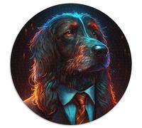 Rompecabezas de 1000 Piezas de Boss Dog, Regalo para Amantes de los Viajes y Parejas, Juguete desafiante de 67,5 x 67,5 cm.