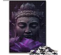 Rompecabezas de 1000 Piezas de Buda de cartulina para Adultos. Tamaño: 38x26cm. Un desafío para la Mente, una Actividad Familiar, decoración del hogar y un Regalo navideño.