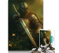 Rompecabezas de 1000 Piezas de Caballero mágico Medieval para Adultos, un Juego desafiante Ideal para Regalar a Toda la Familia 50x75cm