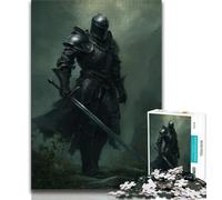 Rompecabezas de 1000 Piezas de Caballero Medieval para Adolescentes Ideal para Adultos y Adolescentes Juguetes educativos y Juegos Familiares Que fomentan el Amor en Pareja (38x26cm)