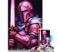 Rompecabezas de 1000 Piezas de Caballeros Medievales para Adolescentes Juego Familiar para aliviar el estrés desafío difícil Adecuado para Parejas 75x50cm