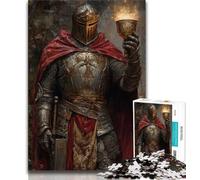 Rompecabezas de 1000 Piezas de Caballeros Medievales para Adultos Adolescentes Mayores de 14 años Adultos y Adolescentes 50x75cm