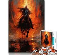 Rompecabezas de 1000 Piezas de Caballos de fantasía para Adolescentes, Ideal para Adultos, Juegos Familiares desafiantes, Juguetes de Bricolaje para Decorar la Pared del hogar (tamaño 38x26cm)